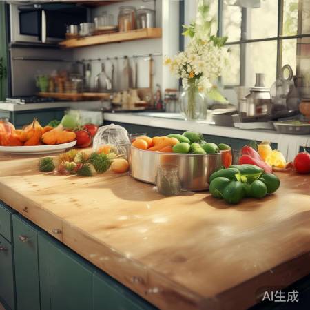“厨房清洁，清新宜人”