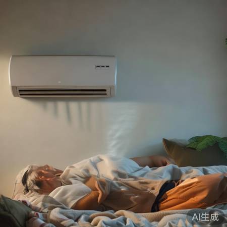 空调向上吹，防头部着凉