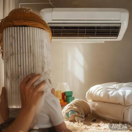 空调滤网定期洗，宝宝少生病