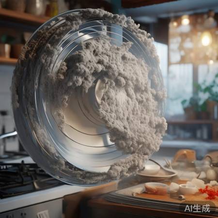 油烟机风轮灰尘致噪音