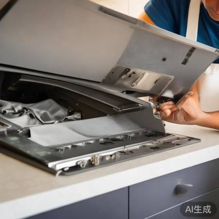 检查抽油烟机螺丝