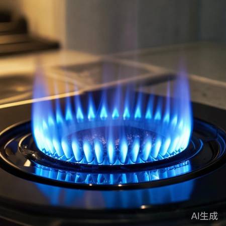 集成灶燃烧稳定，火焰无异常