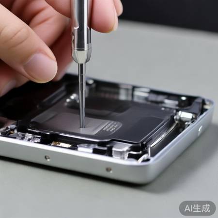 装回电池盒，拧紧螺丝