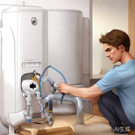 热水器接线与管道连接