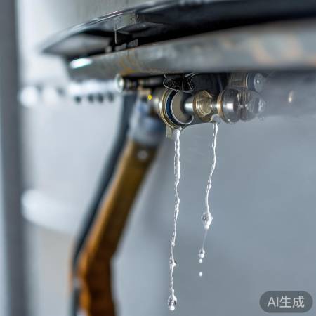 壁挂炉密封不良，水泄漏压力高