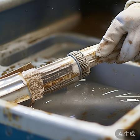 胶条清洁刷纹理