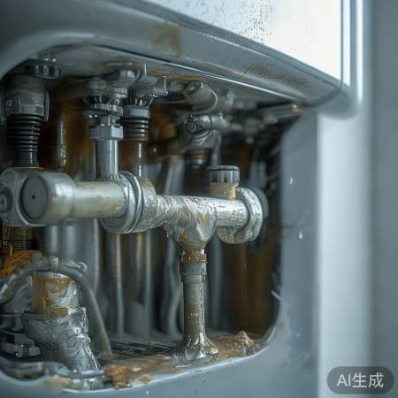 壁挂炉异常声来源：管道或阀门问