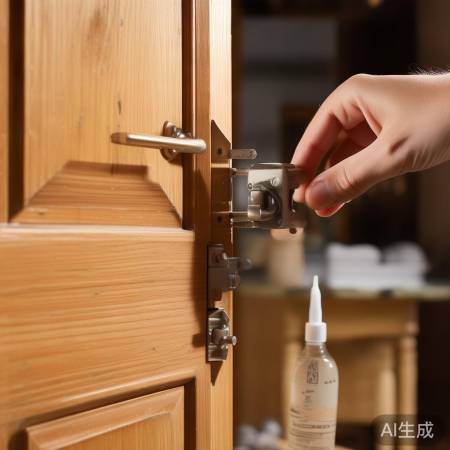 检查门锁与润滑油