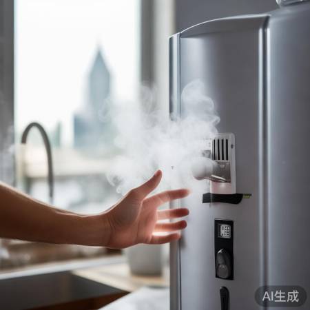 热水器噪音大，先关电源再使用
