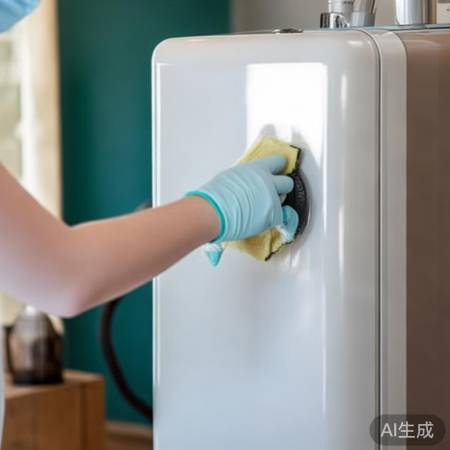 轻柔清洁热水器，尊重生活。