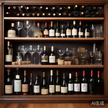 酒柜收纳学问，酒具完善整洁