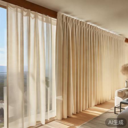 “窗户隔热窗帘，降室内温度”
