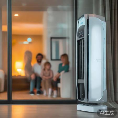 热水器风扇，温暖智能家居