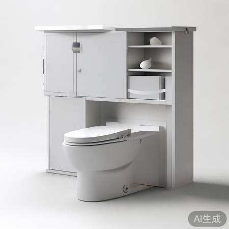 智能马桶储物柜,小清新设计