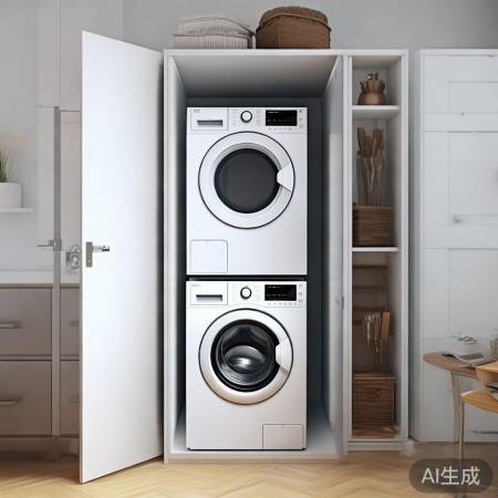 洗衣机省地叠放支架
