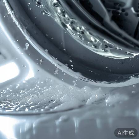洗衣机内壁残留洗衣液
