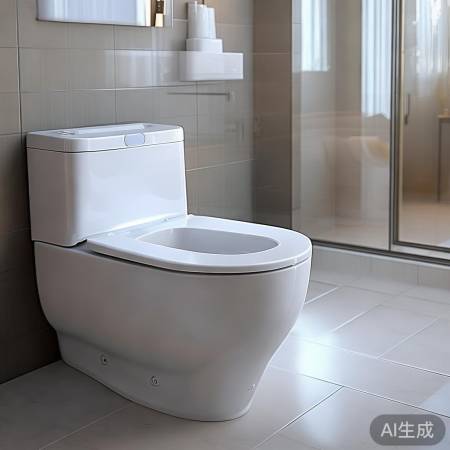 智能马桶,自动翻盖冲水