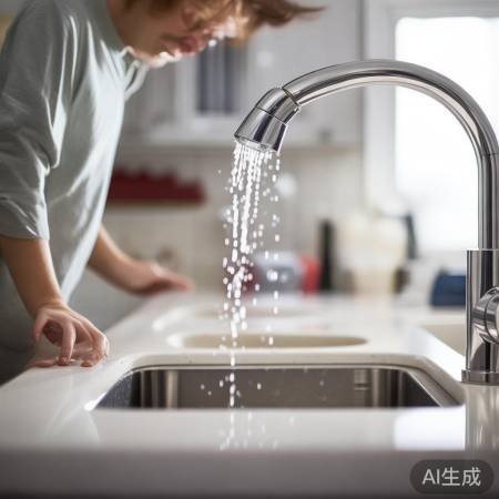 “水压低?开龙头试试”