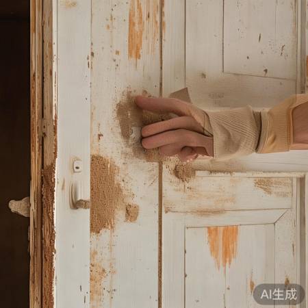 门锈打磨重漆