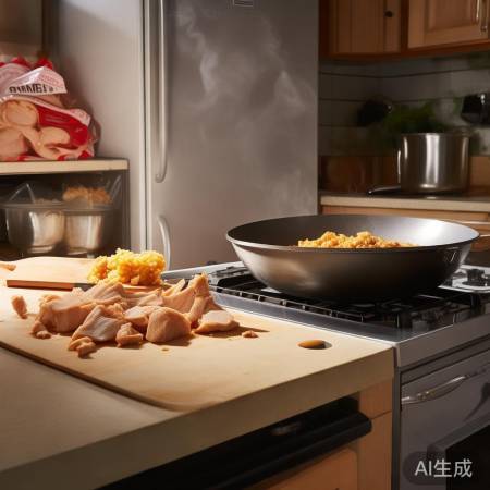 过期鸡胸肉变炒饭