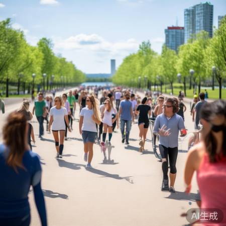 公共场所，保持距离，增强免疫力