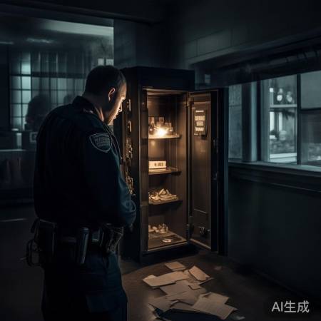 警察调查：小偷未拿走财物悄离