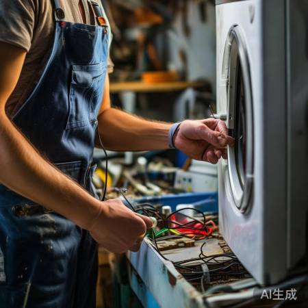 “洗衣机电容接线工具准备”
