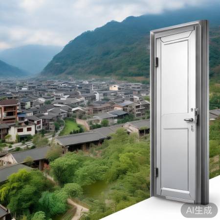 绥芬河美景引防盗门关注