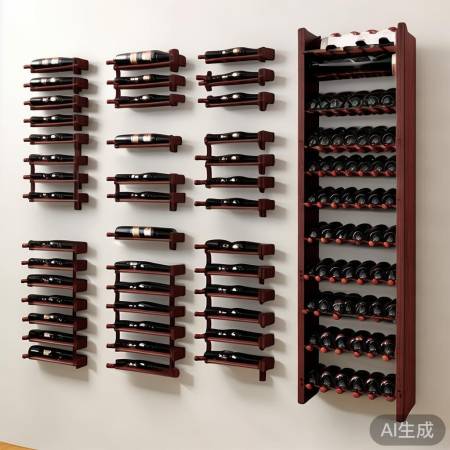 壁挂酒柜，尺寸容量多样