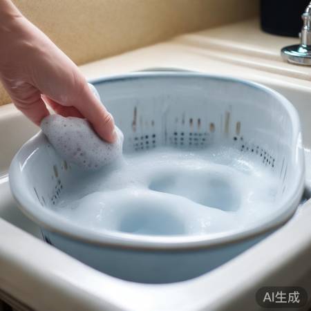 清洗碗篮,不留死角