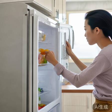 冰箱旋钮少动,节能保鲜。