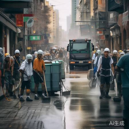 清洁工作场景