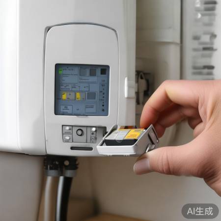 壁挂炉电池没电导致EA故障
