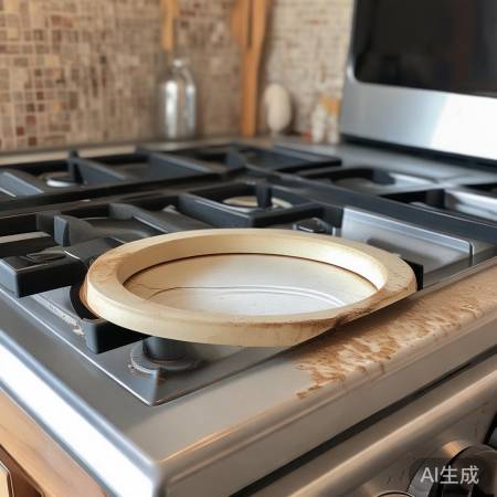 燃气灶密封圈老化，闲置时异响