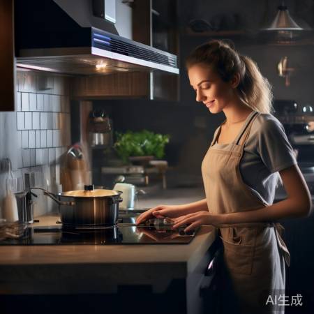 集成灶噪音低，家人无困扰