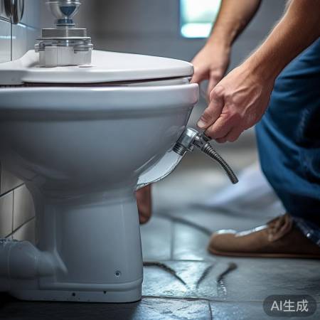 插入水枪，轻柔操作