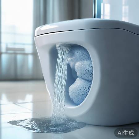 智能马桶滤网如肺,清洁保水压稳