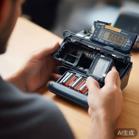 电池电压低，及时更换别装反