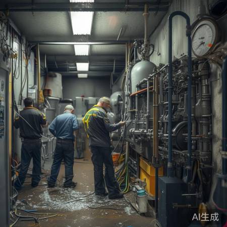 壁挂炉水压降，需联系物业解决