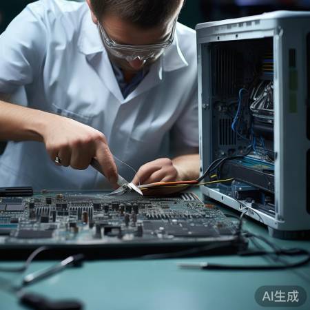 拆卸主板,拔线拧螺丝